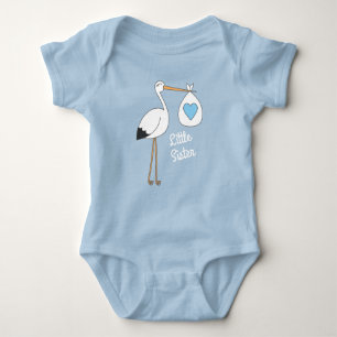 Body Baignoire de bébé cigogne bleu garçon
