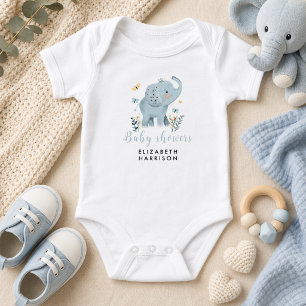 Body Bain de bébé éléphant bleu adorable pour garçon