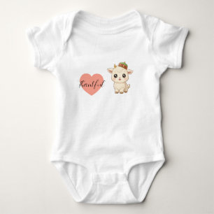 Body Bakra Eid Bébé Chèvre Mignon Cœur Kawaii Combinais