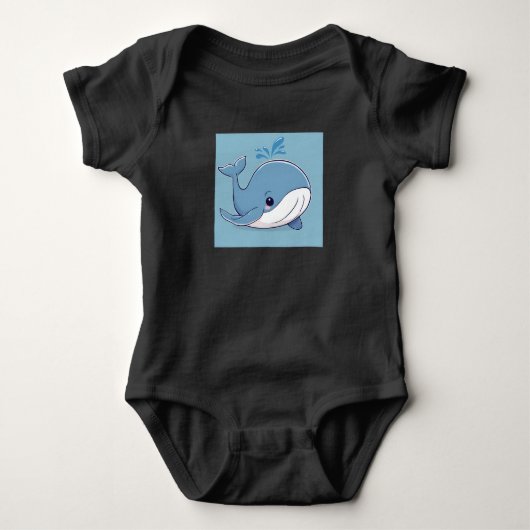 Body Baleine mignonne (Devant)