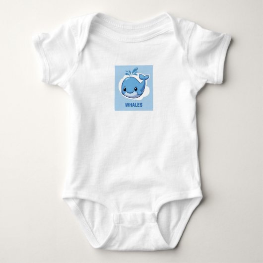 Body Baleine mignonne (Devant)