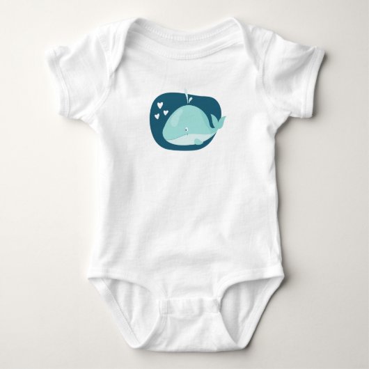 Body Baleine mignonne (Devant)