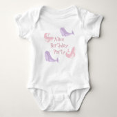 Body Baleine Rose Lilas Pastel Océan Fête d'anniversair (Devant)