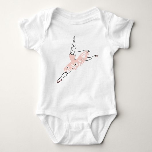 Body Ballerine assez rose (Devant)
