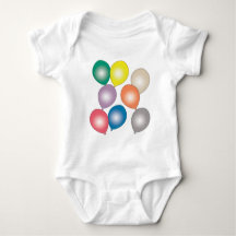 Ballons colorés Baby-Shirts