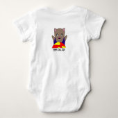 Body Ballons mignons Bébé Aventure Cadeau Date de naiss (Dos)