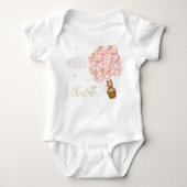 Body Ballons roses Teddy Bear Gold Script (Devant)