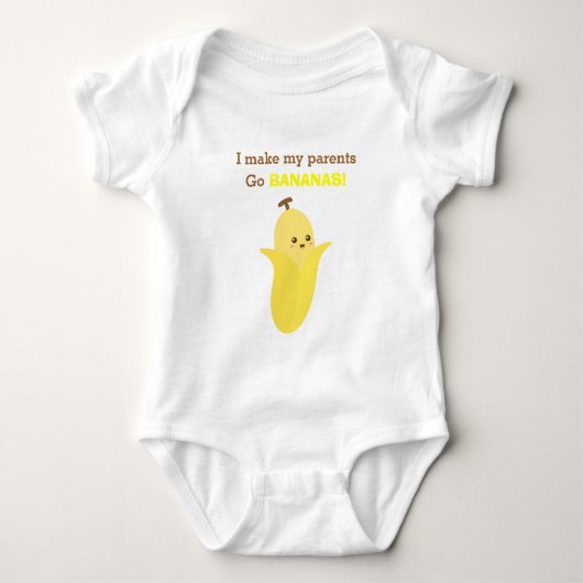 Body Banane mignonne et drôle, pour des bébés (Devant)