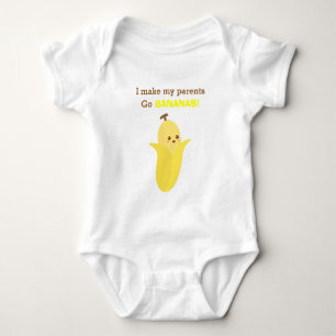 Body Bananes mignonnes et drôles, pour bébés