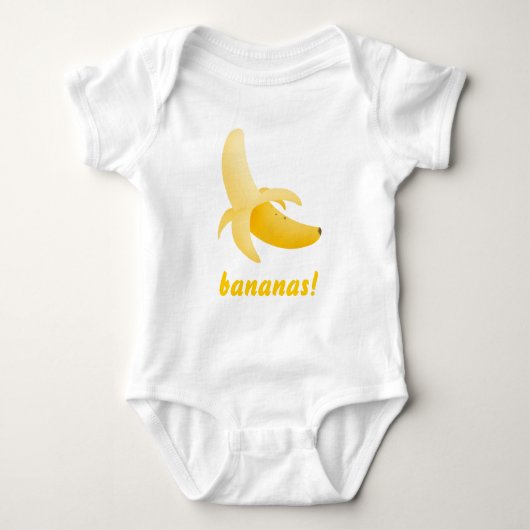 Body Bananes - T-shirt de bébé de chenille (Devant)