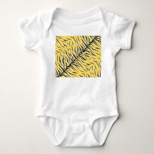 Body Bandes de tigre jaune-noir : motif vintage.