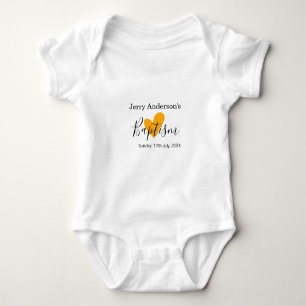 Body baptême catholique enfants moderne simple QR minim