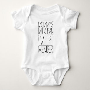Body Barre de lait maman VIP membre Baby Jersey Bodysui