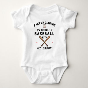 Body Baseball avec papa Papa de baseball Balle de b