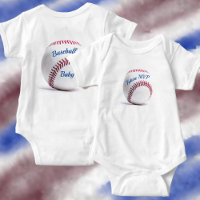 Baseball blanc avec Red Stitching personnalisable