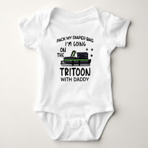 Body Bateau Pontoon Je vais sur le Triton avec papa