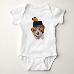 Body Beagle joyeux en croquis coloré