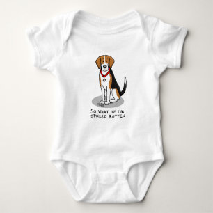 Body Beagle pourri Spoché (tri couleur 3) Chien drôle