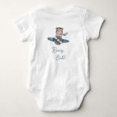 Body Bear Bear Blue Plane Un 1er anniversaire (Dos)
