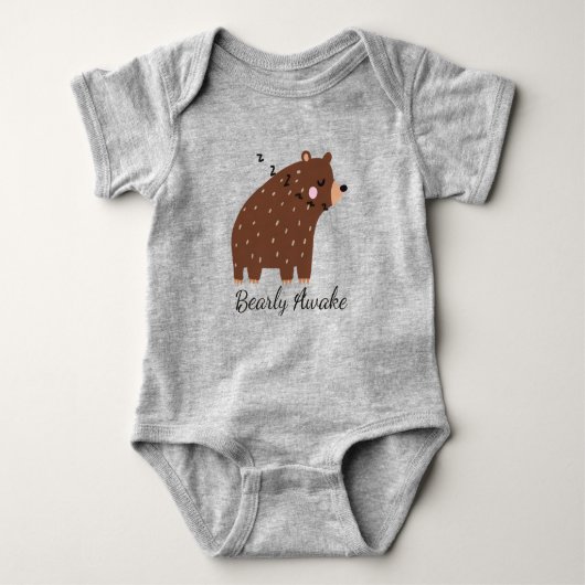 Body Bearly Awake fun Citer mignon dessin animé animal  (Devant)