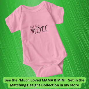 Body Beaucoup aimé MINI Matching Maman bébé enfant, Mod