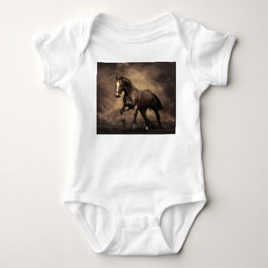 Body Beautiful horse throw pillow (Devant)