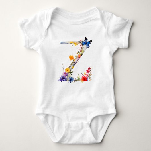 Body Beautiful Wildflower Butterfly Monogram (Devant)