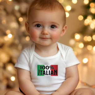 Body bébé 100% Italien - Fierté de l'héritage