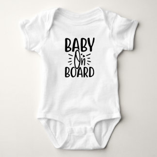 Body Bébé à bord Unisex