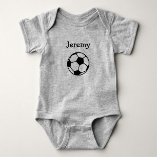 Body bébé à manches courtes personnalisé avec ball