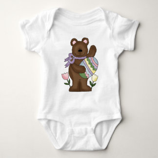 Body bébé à Pâques en forme de nounours