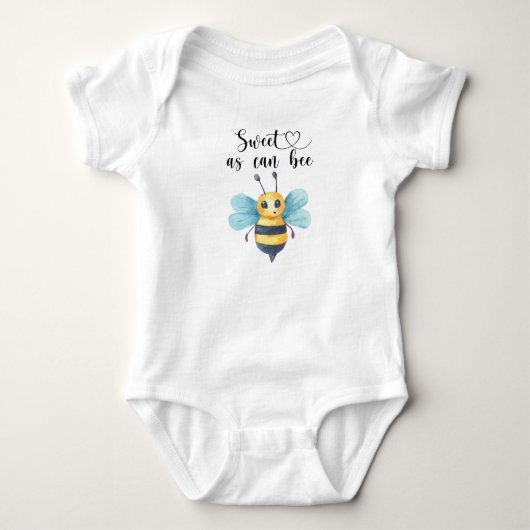 Body Bébé abeille - doux comme peut l'être une abeille (Devant)