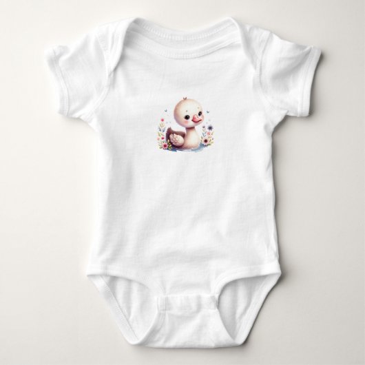 Body Bébé adorable canard Imprimer (Devant)