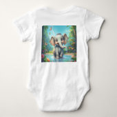 Body Bébé adorable Design éléphant (Dos)