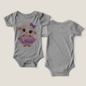Body bébé agneau doux (Design Recto & Verso)