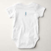 Body Bébé Aloha Ananas Bleu (Dos)