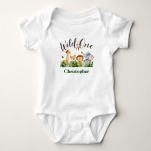 Body Bébé Animaux Sauvages Cadeau 1er Anniversaire