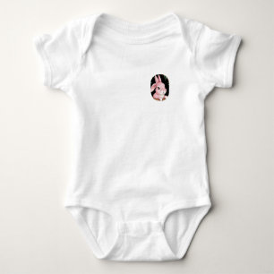 🐰 Body bébé avec petit lapin rose