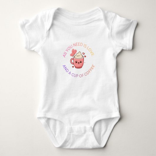 body bébé avec titre mignon (Devant)