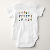Body bébé avec un design de personnage mignon – Ad (Dos)
