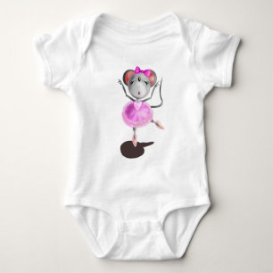 Body bébé Ballerine Souris - Amusant