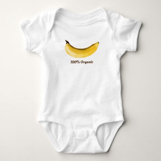 Body "BÉBÉ BANANE 100% ORGANIQUE" #foodiepower  (Devant)