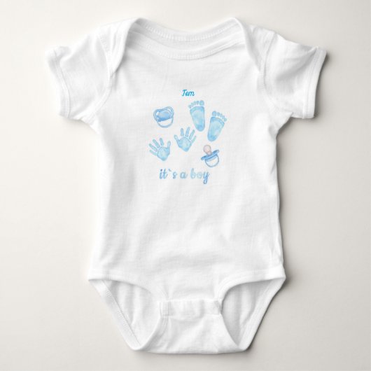 Body bébé - Bienvenue petit garçon (Devant)