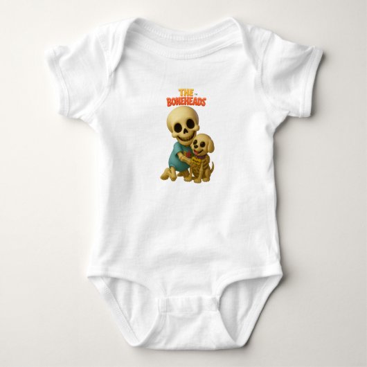 Body Bébé Bonehead & squelette de Waggles (Devant)