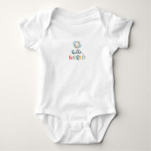 Body bébé 'Bonjour le Monde', Cadeau adorable pour