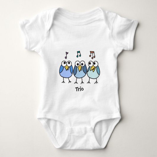 Body Bébé Byrdies Trio (Devant)