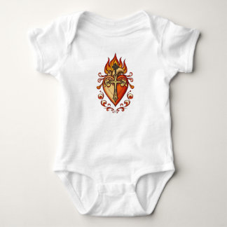 Body bébé catholic cœur sacré