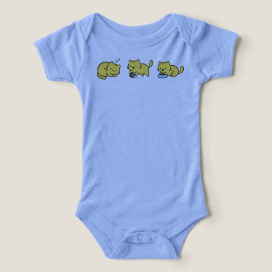 Body bébé Chats joueurs (Design Recto)