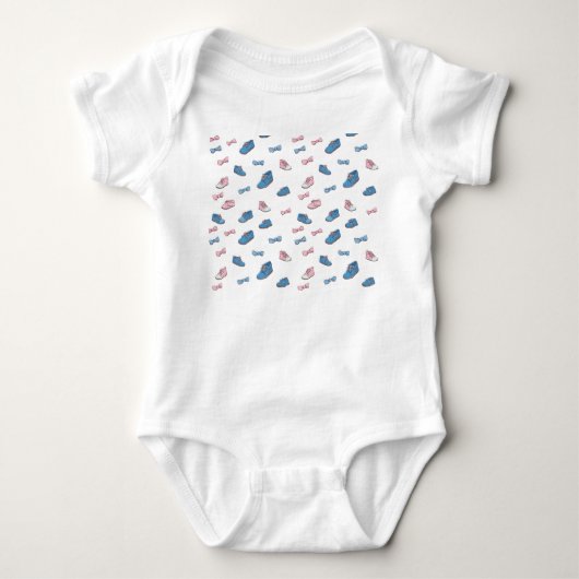 Body bébé chaussures mignonnes et noeuds (Devant)