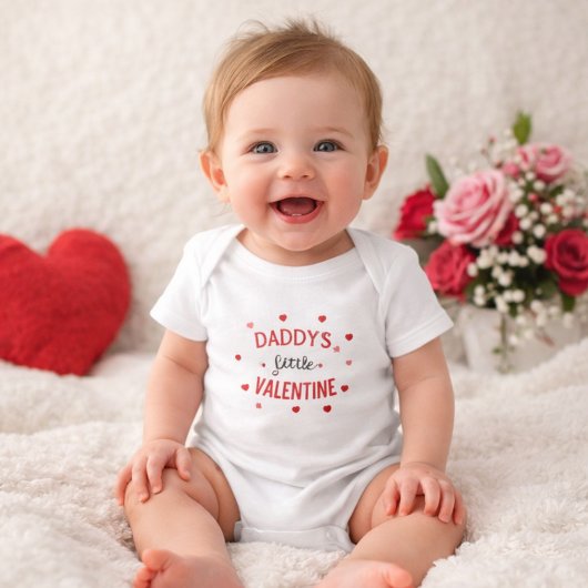 Body Bébé chéri de la Saint-Valentin